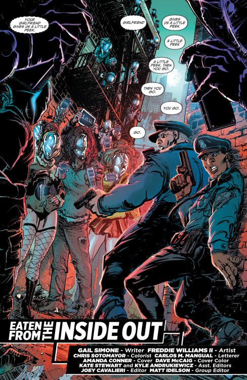 gailsimone:towritecomicsonherarms:The Movement #1When this issue came out, I got a ton of grief for 