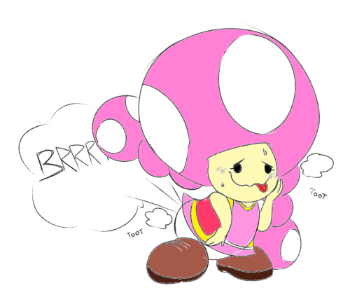 Toadette farting