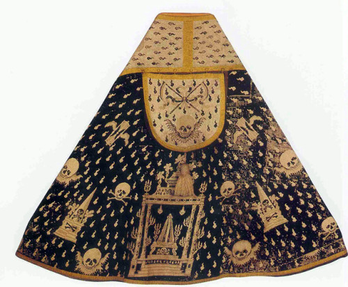 A Requiem Mass cope, Bohemia, Czech Republic (1720).