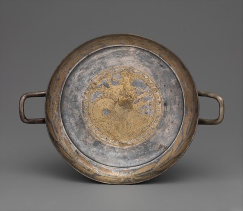 met-greekroman-art: Gilt silver kylix, Metropolitan Museum of Art: Greek and Roman ArtGift of Mary a