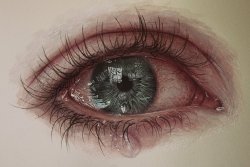 deviantart:  “The soul, fortunately, has an interpreter - often an unconscious but still a faithful interpreter - in the eye.” -Charlotte Brontë, Jane Eyre Acrylic painting and Eye tutorial by gimmegammi