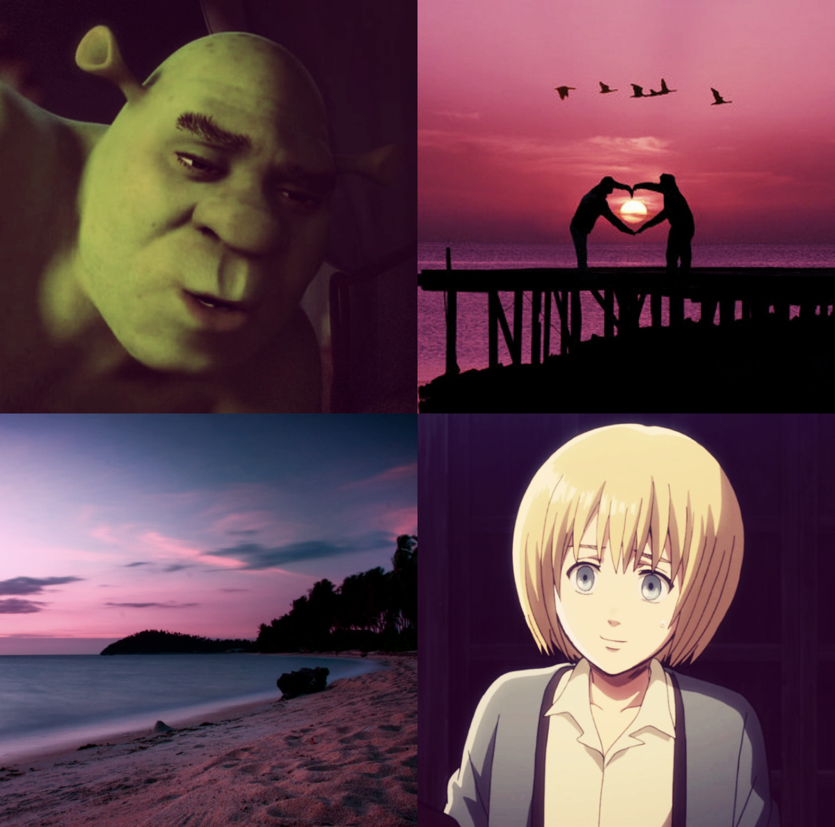 shrekmin:  accidentally in love / shrekmin au shrek and armin meet over the summer.