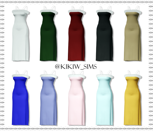 kikiw-sims: ♥New mesh♥10 colors♥Base game compatible♥Female♥HQ te