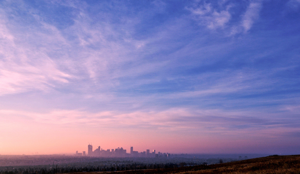 thealienemily:   	Calgary Sunrise by Tasha Marie    