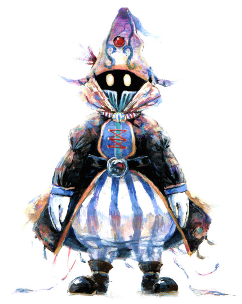 Vivi (Amano’s Version) fan art made by 健, Final Fantasy IX