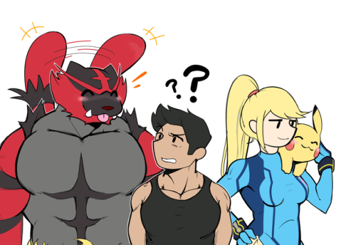 wereralph: daily-incineroar: little mac finds his lost cat (based off this idea) BLESS YOU OP