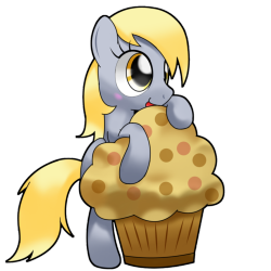 paperderp:  derpy and muffin~~ by *hoyeechun  &lt;3