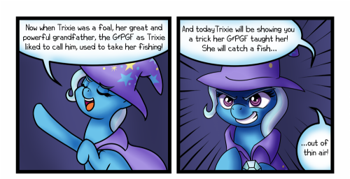 outofworkderpy:  Derpy: …Well  that’s a mouthful! XD  <<Start | <Magic Show Arc Patreon Link   >w<!