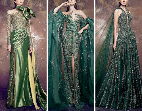 evermore-fashion:Ziad Nakad ‘Birds of Love’ Spring 2021 Haute Couture Collection