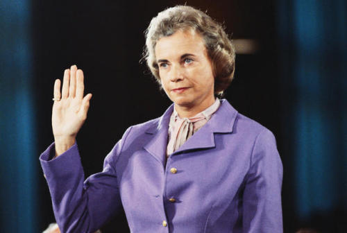 “Retired since 2006, O’Connor sees the current trio of lady justices as her legacy, but 