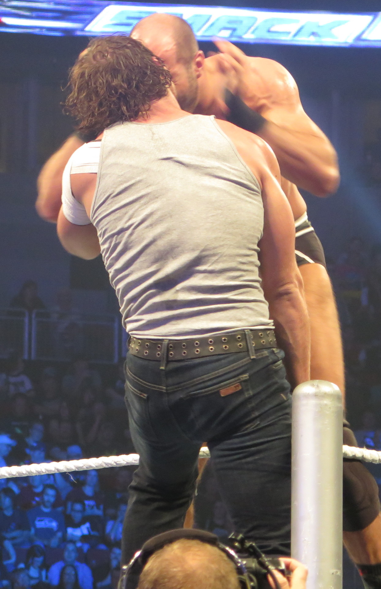  Dean Ambrose v Cesaro—12 August SmackDown taping—Part 2 