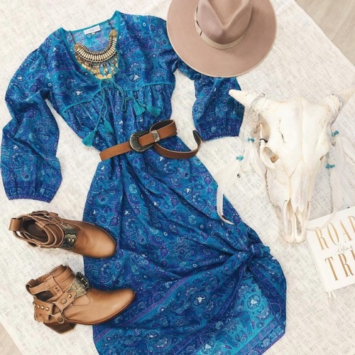 Newly Arrived Bohemian Rhapsody Gypsy Dress has us Getting back to our BOHEMIAN roots …&helli
