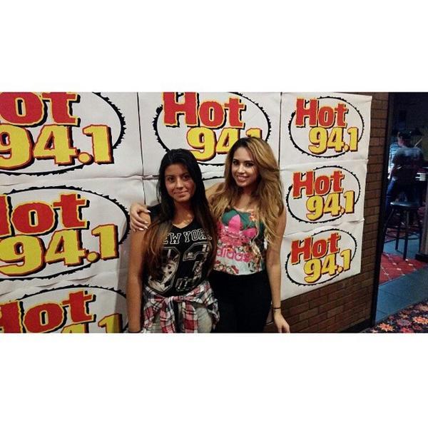 jasminev-news:  November 19th: Jasmine with some fans at FireHouse with Hot 94.1