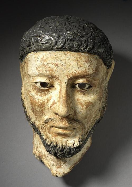 pipouch:~ Mummy mask of a bearded man.Place of origin: EgyptPeriod: Roman Imperial periodDate: ca. A
