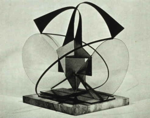 blushingcheekymonkey:naum gabo - construction in space “two cones” (1936)