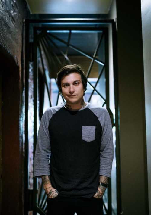 odetofrnk:Stomachaches, Parachutes and The Black Parade: 15 minutes with Frank Iero. OCTOBER 11, 201