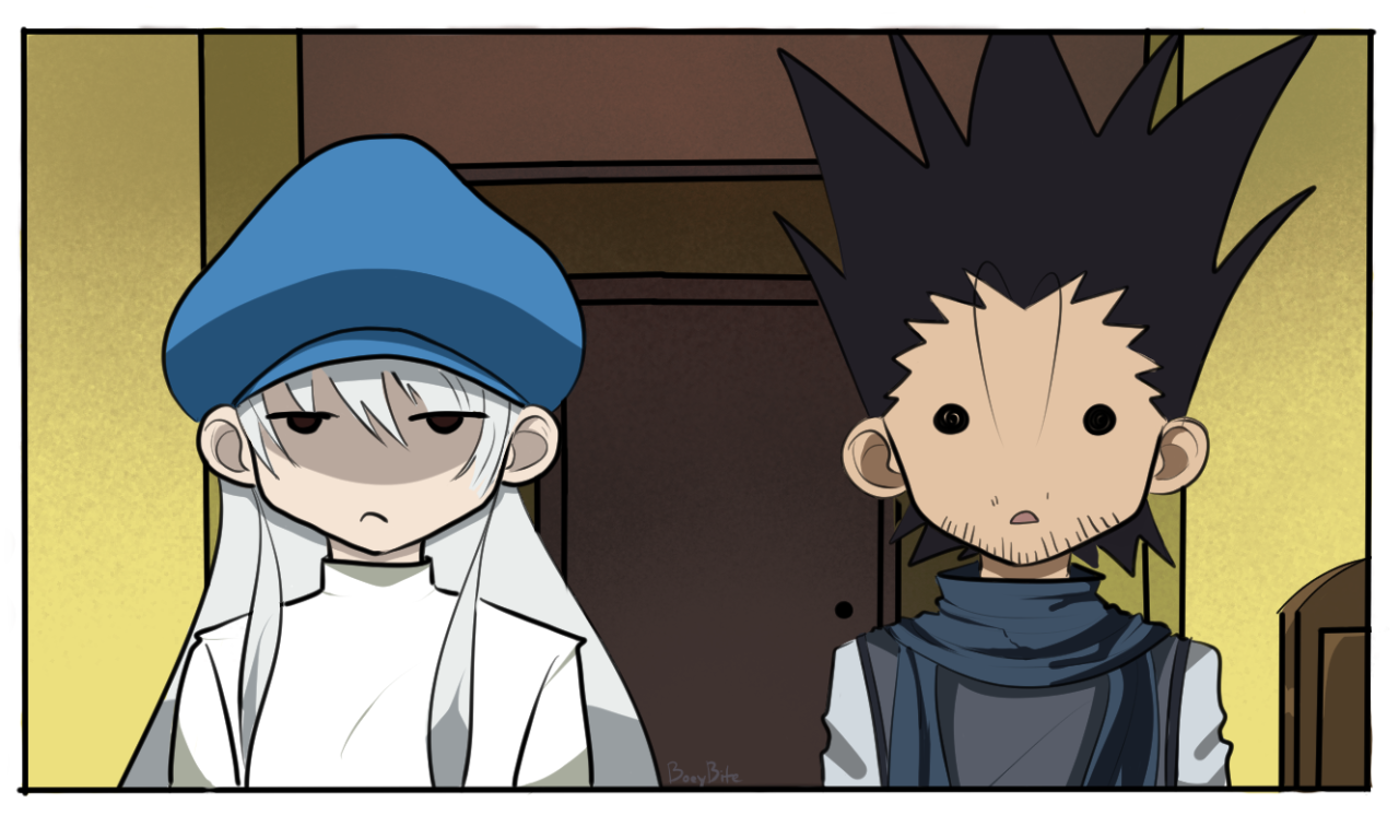 Hunter X Hunter 1999 screenshot redraw by WarriorDragonArt on