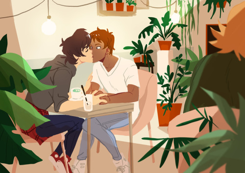 Coffee break!Happy Valentines! ❤(btw I updated my Shop! °v°)http://www.redbubble.com/de/people/banhb