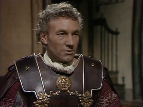 Patrick Stewart as Sejanus in the BBC’s 1976 production of I, Claudius.