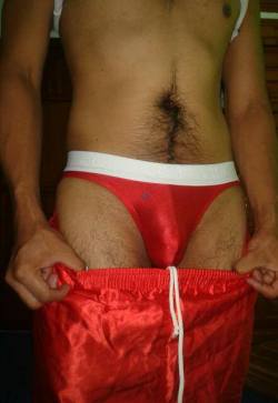 seriousunderwearcollectors:  COLOUR CO-ORDINATED SHORTS &amp; JOE SNYDER BIKINI BRIEFS