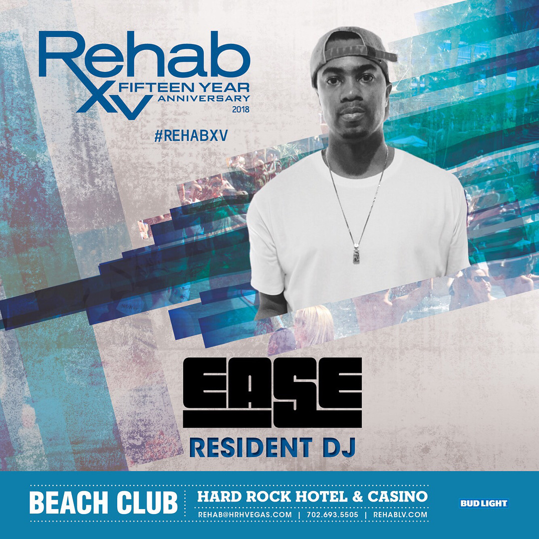 Sat & Sun I’m back at @rehablv || #Lasvegas #rehab #itsrehabtime #Beatclan (at Rehab Las Vegas)