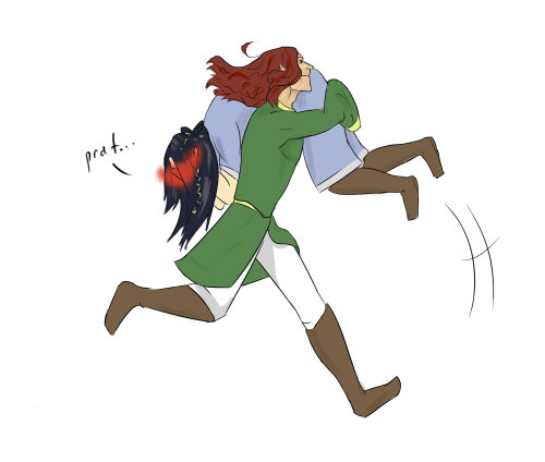 teivelseff:Fingon often feels  bad about Maedhros hand and becomes gloomyBut Mae has his own methods