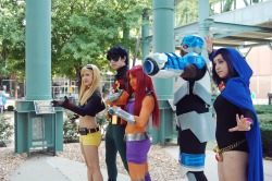 Titan-Fanatic:  Gnarlycharley:  Incredible Teen Titan Cosplayers At Anime Fest. 