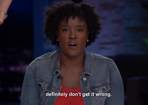 ayeyosledge: holybolognajabronies: tv-nerd-aus: Akilah Green on Chelsea  And the only reason th