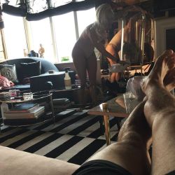 gagasgallery: @ladygaga: Shining up the glass sparkly and pretty, listening to Jazz, why a beautiful morning.