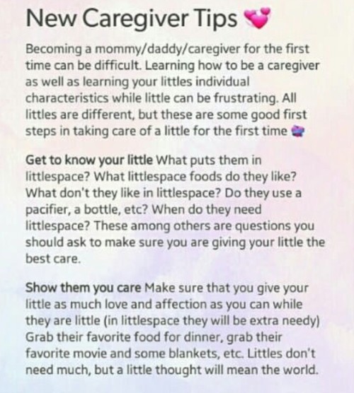 FOR CAREGIVERS HOPE THIS HELPS FOR WHO EVER IS NEW OR JUST A REMINDER !!!