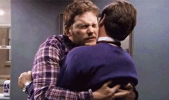 Ron and Andy + Hugs
