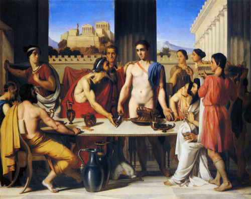 Theseus Recognized by His Father, Jean-Hippolyte Flandrin, 1832