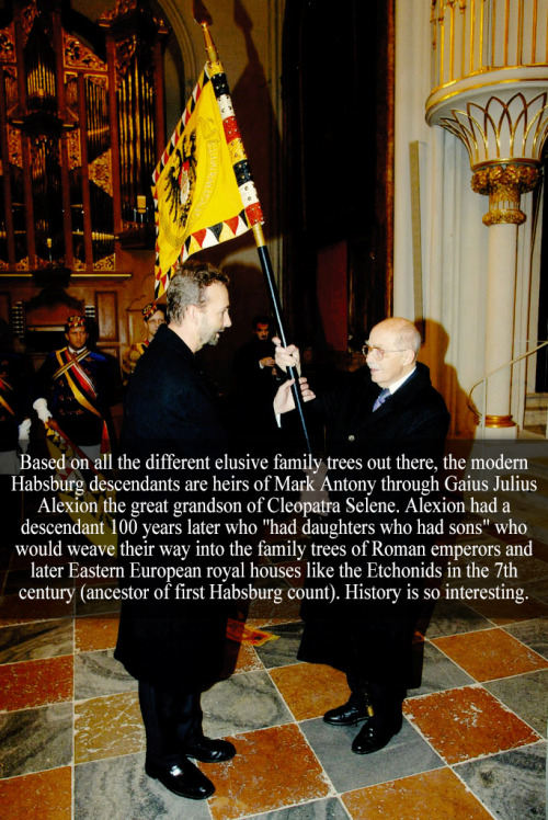 “Based on all the different elusive family trees out there, the modern Habsburg descendants are heir