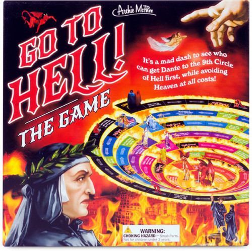 archiemcphee: Go to Hell! The Game Gather your friends and family together for a devilish dash throu