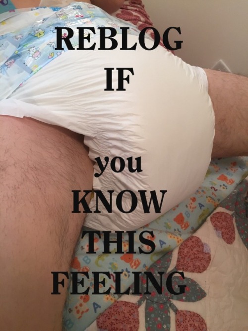 hopefully-diapered: abdllondon: diapered-bottom:  promommy: You know it! And how delightful it is!  