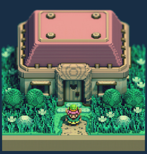 it8bit:  Zelda 3D Isometric DesignCreated by  Sir Carma  