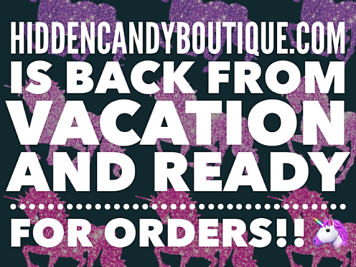 Hey Unicorns! We’re Back From Vacation And Ready For Orders! Use Promo Code WELCOMEBACK20 To Receive