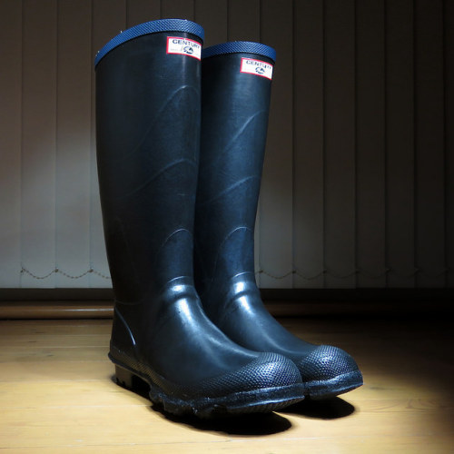 zancudas:  Gates Century blue trim wellies porn pictures