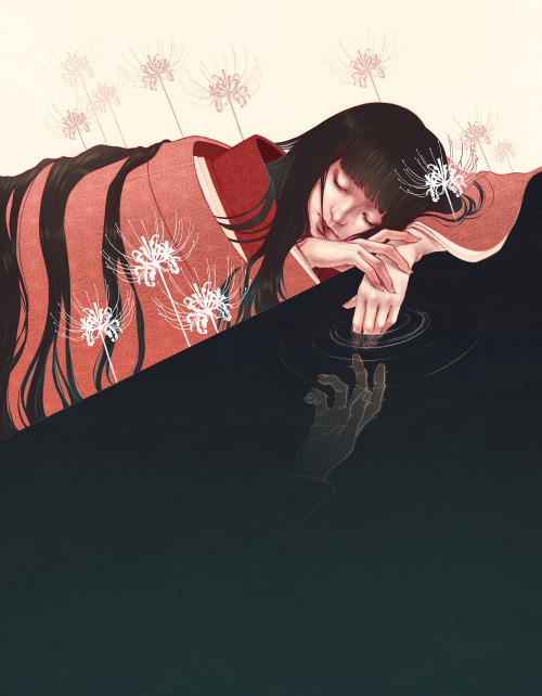 Shoko Ishida aka Yodaka (based Detroit, MI, USA) - 1: Poster Illustration of the story The Little Me