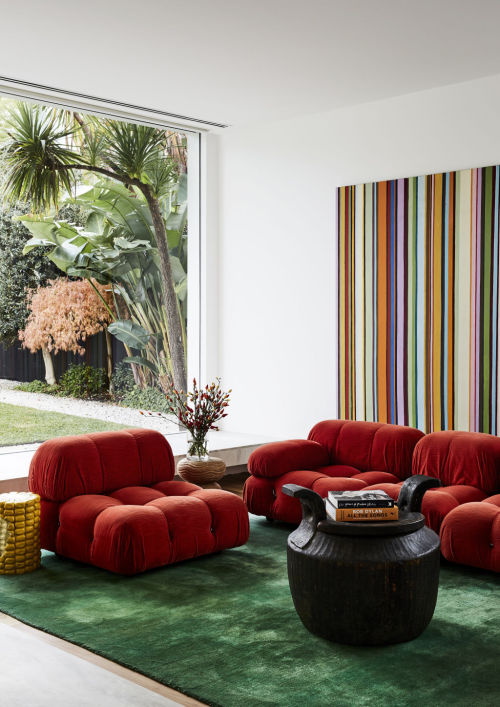 40 Red Couch Living Rooms With Tips And Ideas To Design Around...