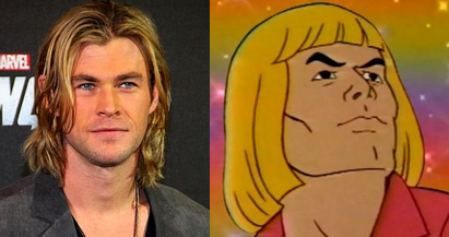 the-doctor-to-my-tardis:   behind-a-wall-of-illusion:  robertdowneyhiddles:  i present to you people that look like animated characters you’re welcome  OH GOD  CHRIS HEMSWORTH JFC 