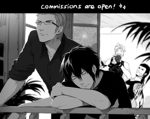 magemg:  Hello! I’m opening B/W pairing commission for 45USD. Two characters (sorry I don&rsqu