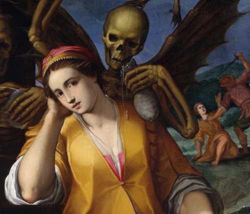 Allegory of Avarice, 1590 (detail) ~ by Jacopo Ligozzi…