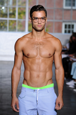 boyzoo:Micah Blaise at Parke &amp; Ronen S/S 2015