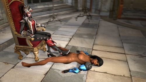 More Pharah x Widow femdom porn pictures