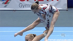 getnthevanihavecandy:  Gymnastics, level 47.