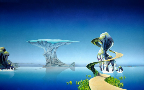 rene-art: photographyartanddesignblog: Roger Dean Unf I love Roger Dean’s surreal landscapes.