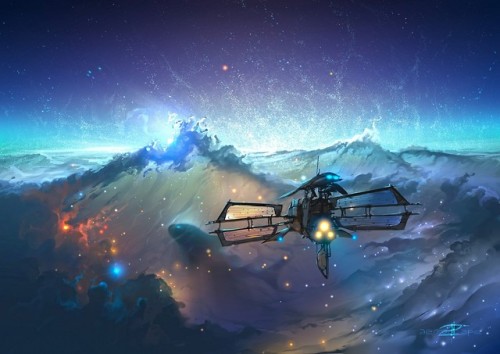 vault-ov-ancients: Across the Sea of Space  sailing on the recently discovered gravitational waves  