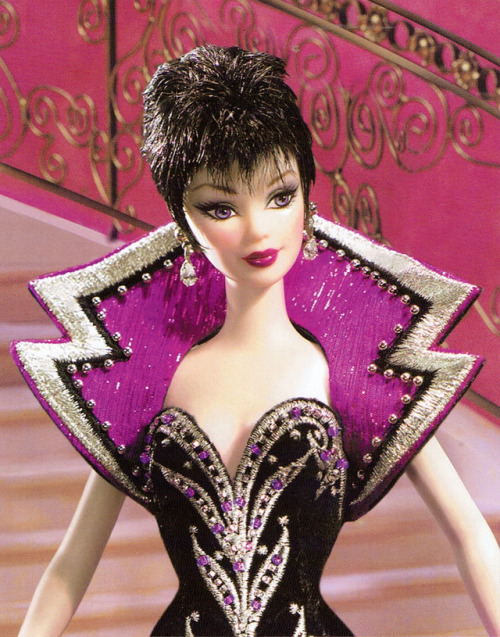fyretrobarbie:Brunette Brilliance Barbie (2003)Designed by Bob Mackie