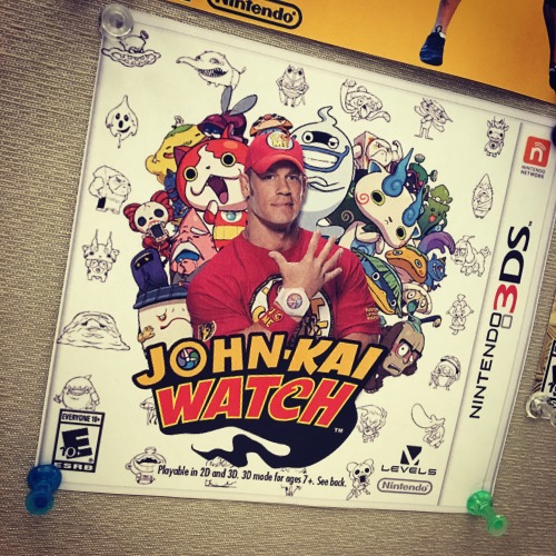 jaredrea:Each week I create a new John Cena x Nintendo game for my cubicle wall because I’ve lost all control of my life.